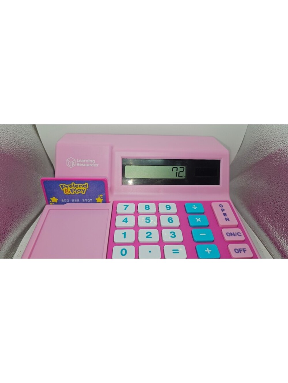Learning Resources Pretend & Play Calculator Cash Register Toy for Kids - Picture 10 of 16
